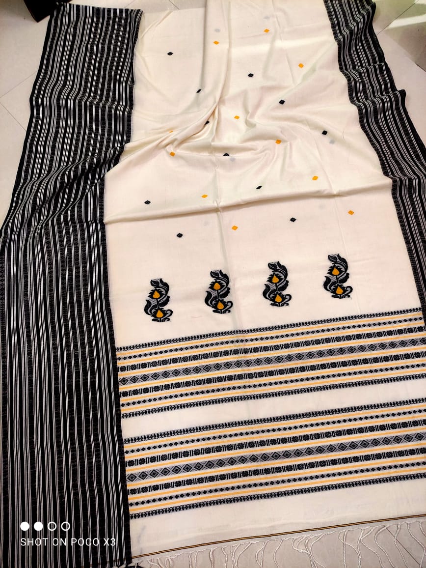 Pure Bengal Cotton Saree