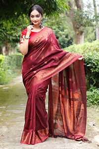 Handwoven Cotton Jamdani Saree
